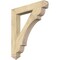 Ekena Millwork Olympic Arts & Crafts Rough Sawn Bracket, Douglas Fir, 6"W x 42"D x 48"H BKT06X42X48OLY03RDF - alternate 1
